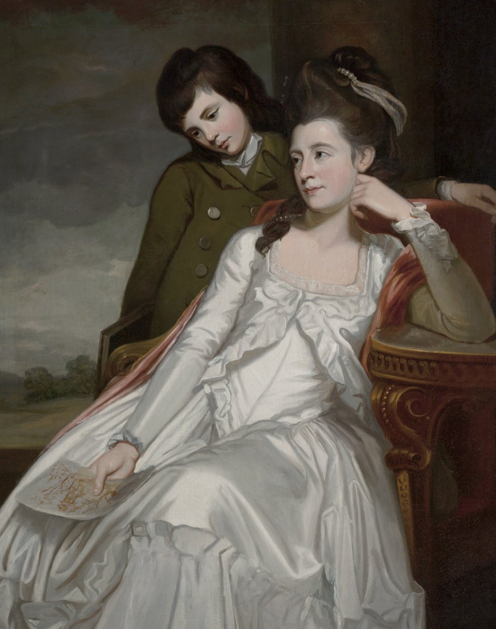 Jane, hertuginde af Gordon og hendes søn, George af George Romney