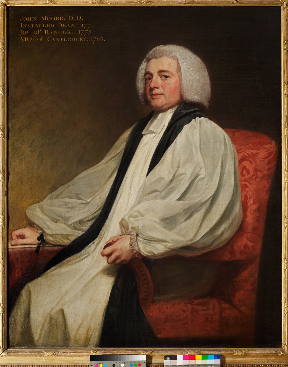 John Moore (dekan af Canterbury 1771-1775), ca. 1780 (oliemaleri) af George Romney
