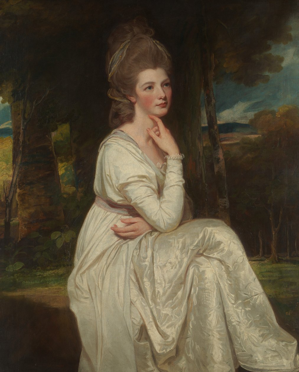 Lady Elizabeth Stanley 1753-1797, grevinde af Derby, 1776-78. af George Romney