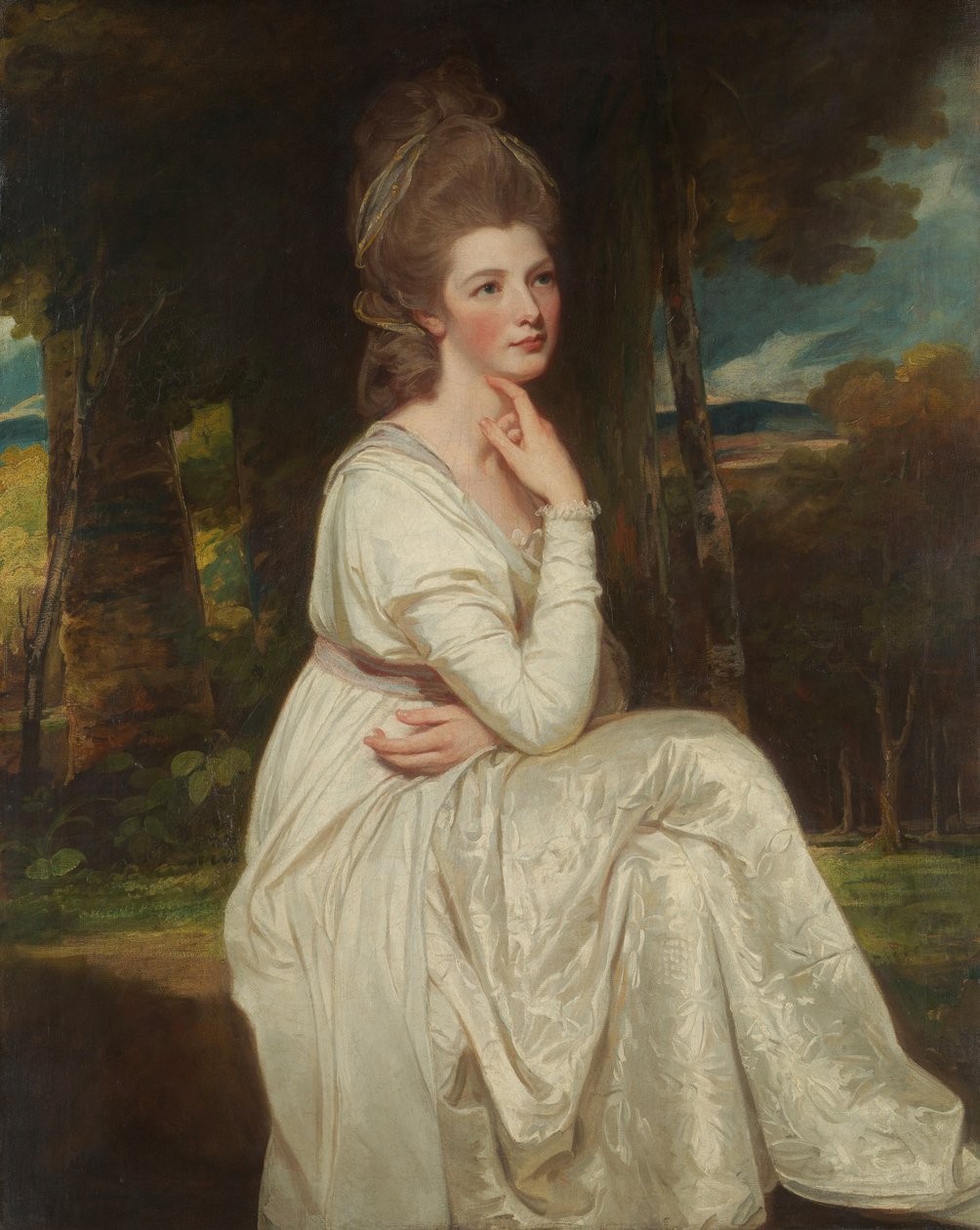 Lady Elizabeth Stanley, grevinde af Derby af George Romney