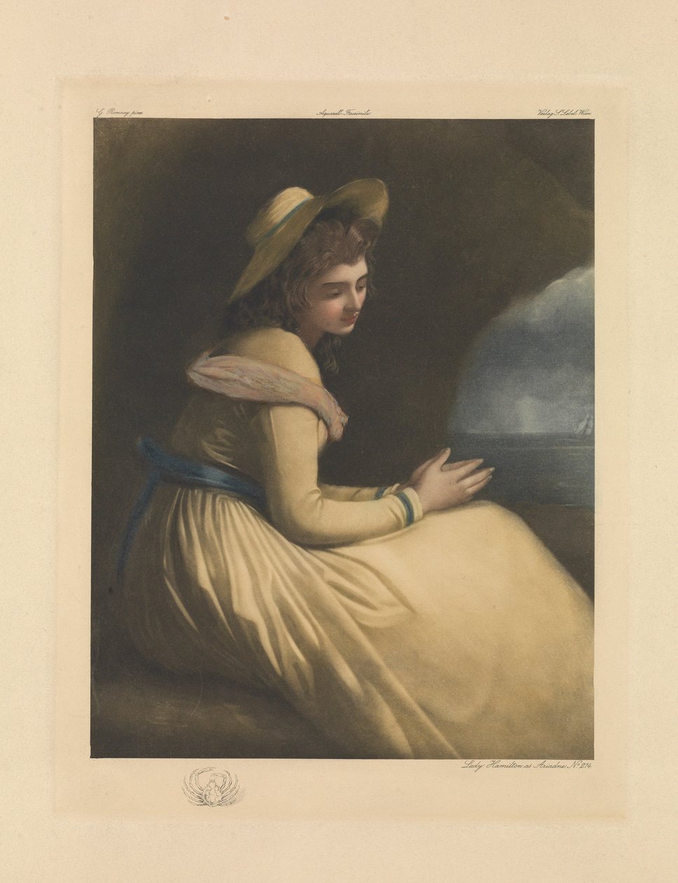 Lady Emma Hamilton som Ariadne af George Romney