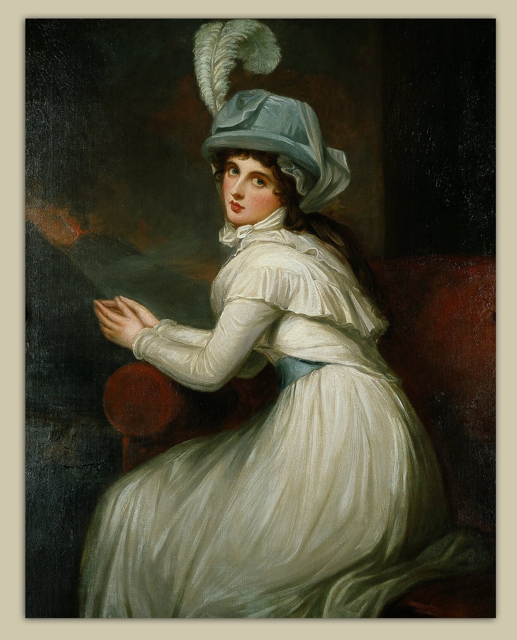 Lady Hamilton af George Romney