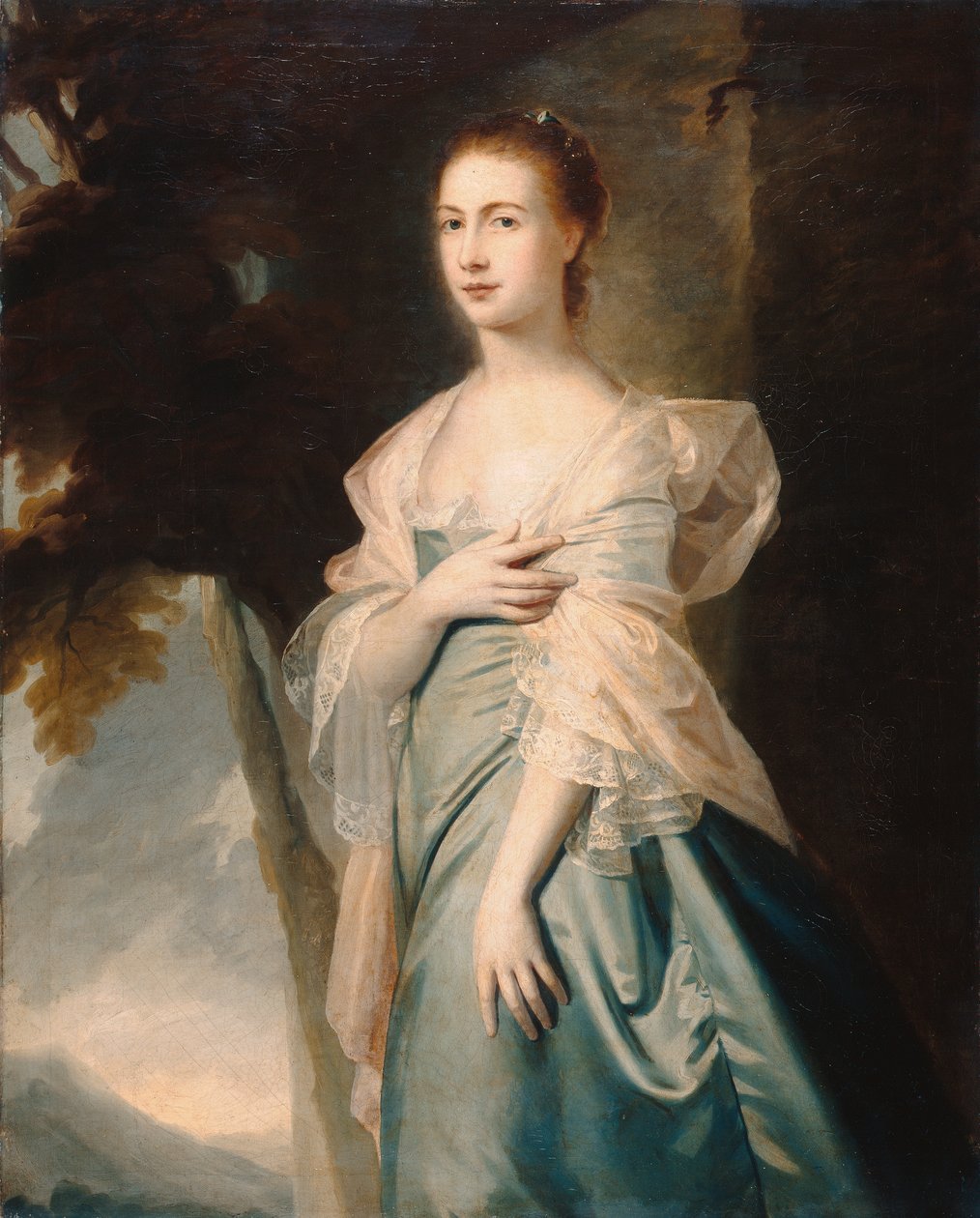 Mrs. Margaret Ainslie (olie på lærred) af George Romney