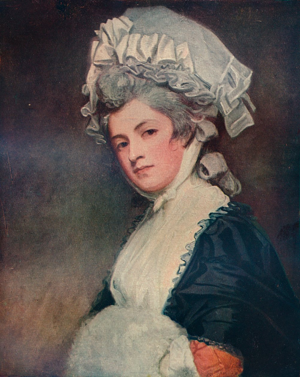 Fru Mary Robinson, 1780-1781 af George Romney