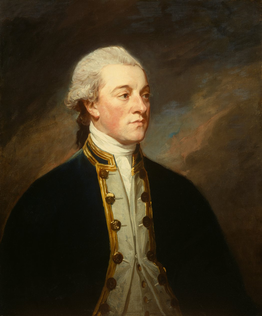 Portræt af kaptajn Henderson, ca. 1785 (olie på lærred) af George Romney