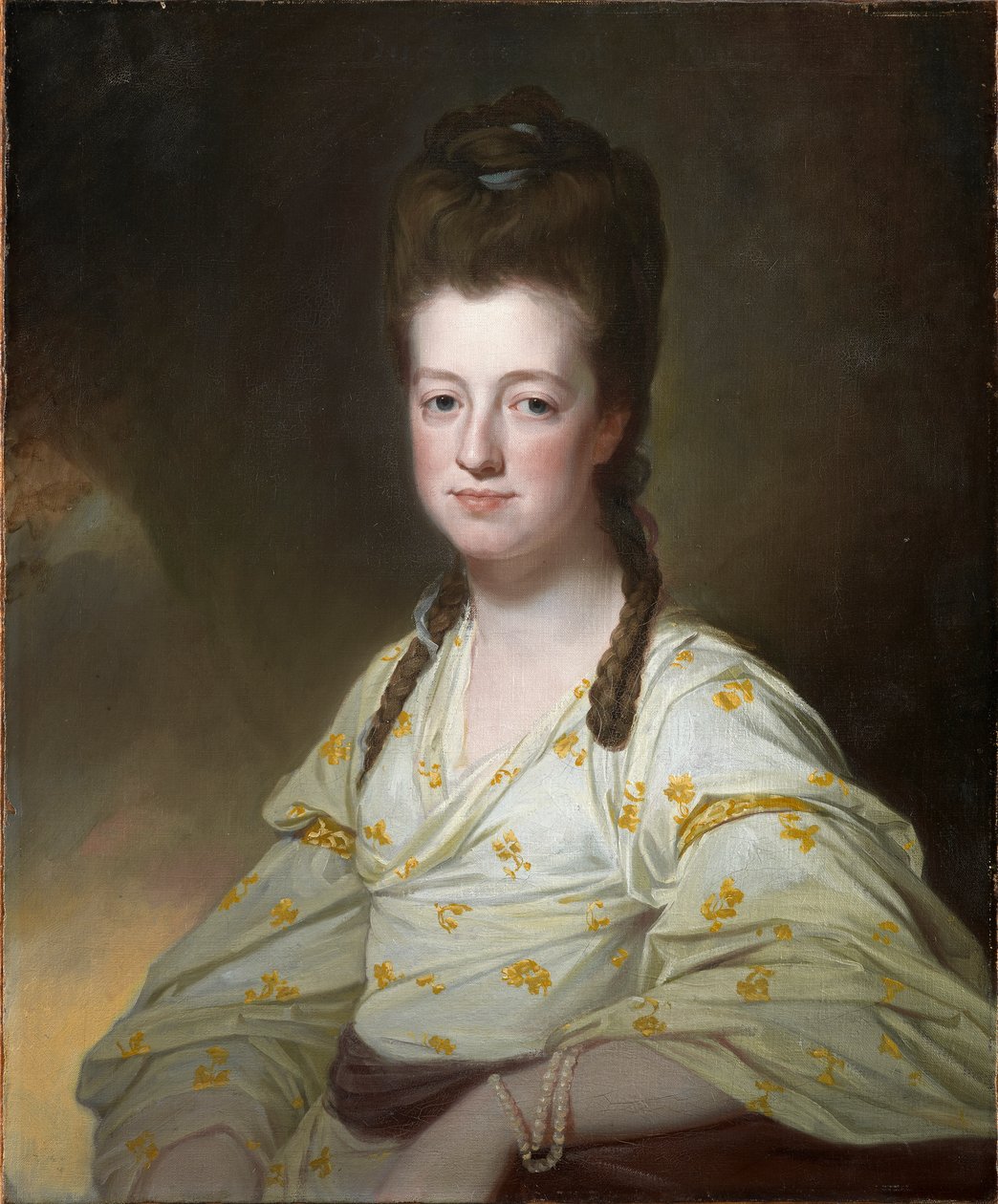 Portræt af Dorothy Cavendish, hertuginde af Portland, ca. 1772 (olie på lærred) af George Romney