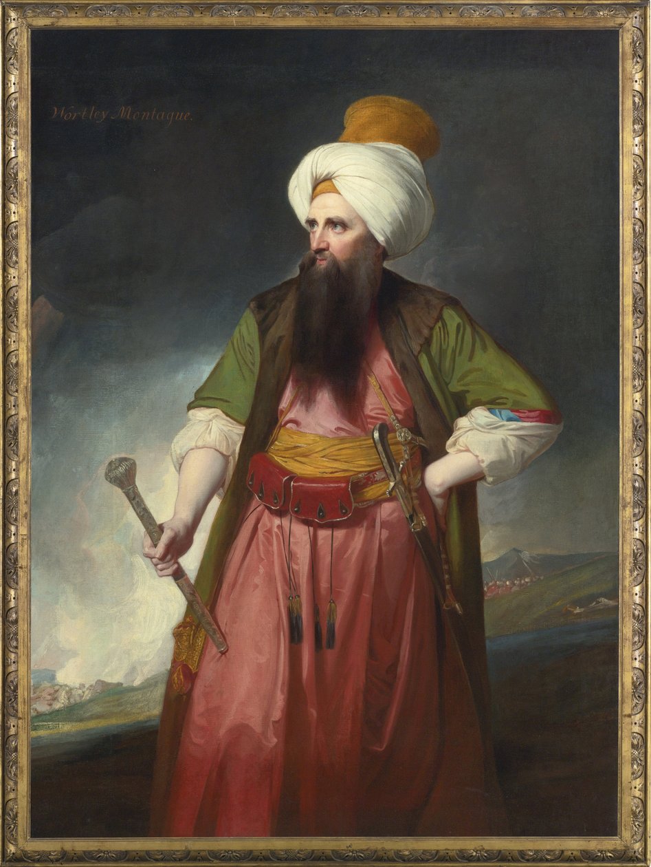 Portræt af Edward Wortley Montagu (1713-1776) - Peinture de George Romney (1734-1802) - Olie på lærred af George Romney