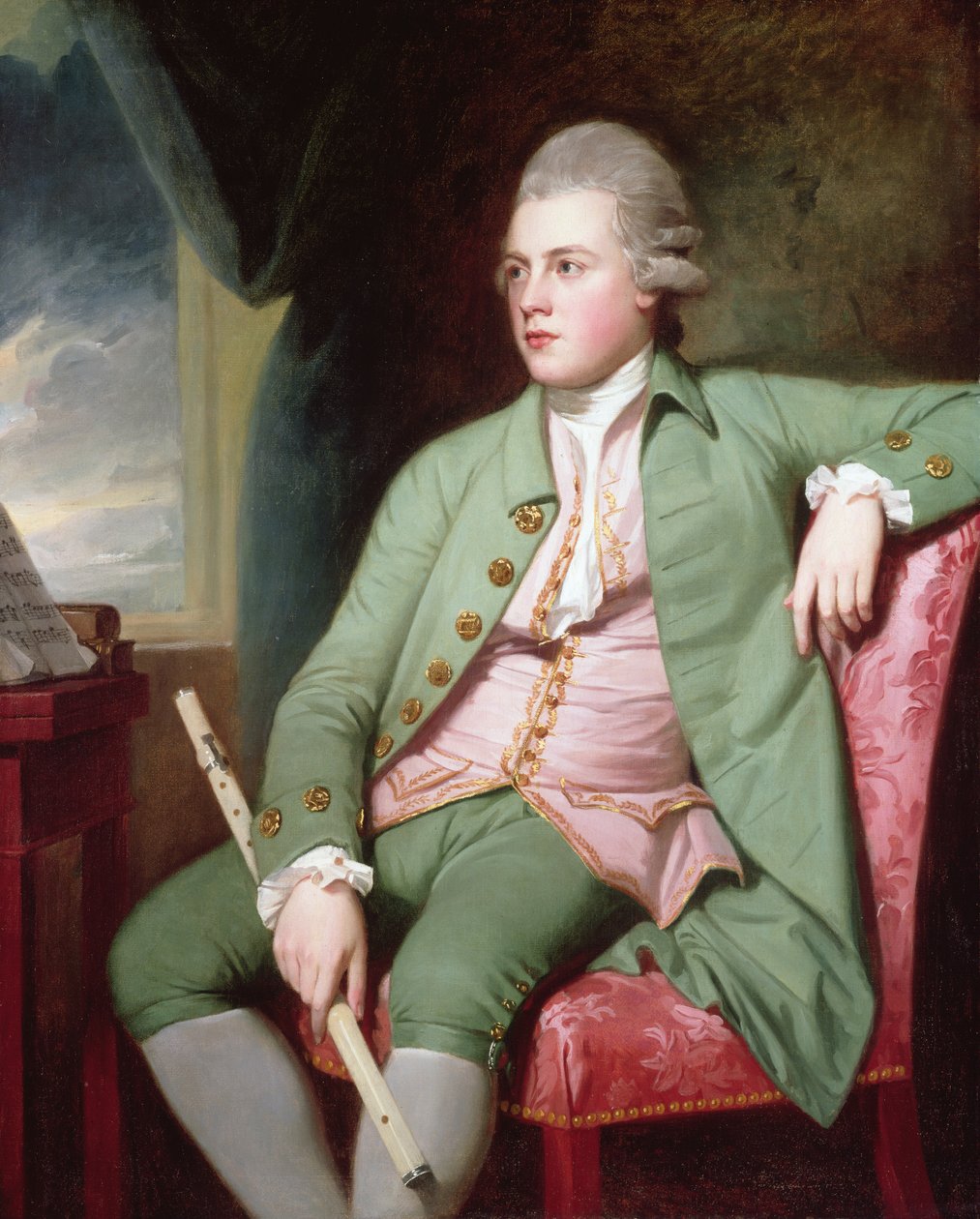 Portræt af Francis Lind af George Romney