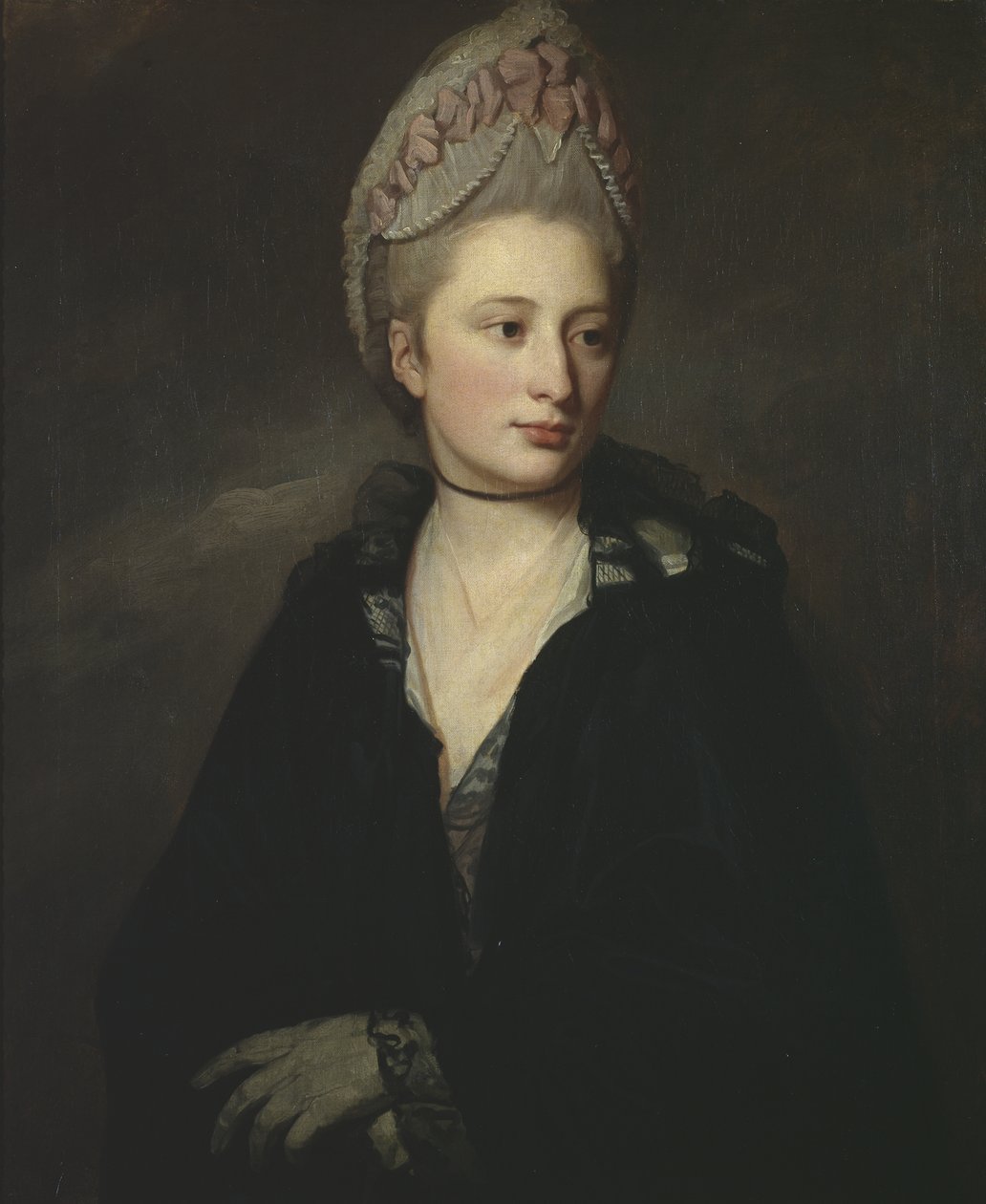 Portræt af Georgiana, Lady Greville, ca. 1771-72 af George Romney