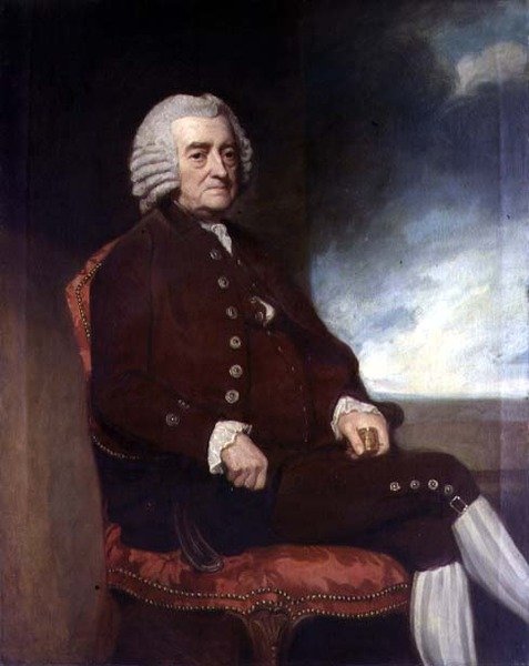 Portræt af John Smith (1703-87) en London-købmand af George Romney