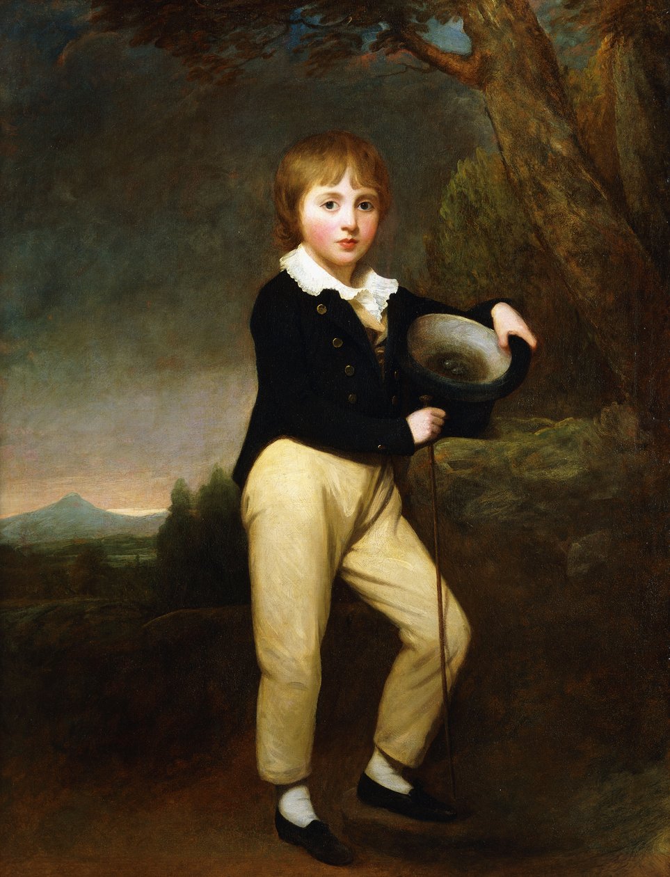 Portræt af Master Baines af George Romney