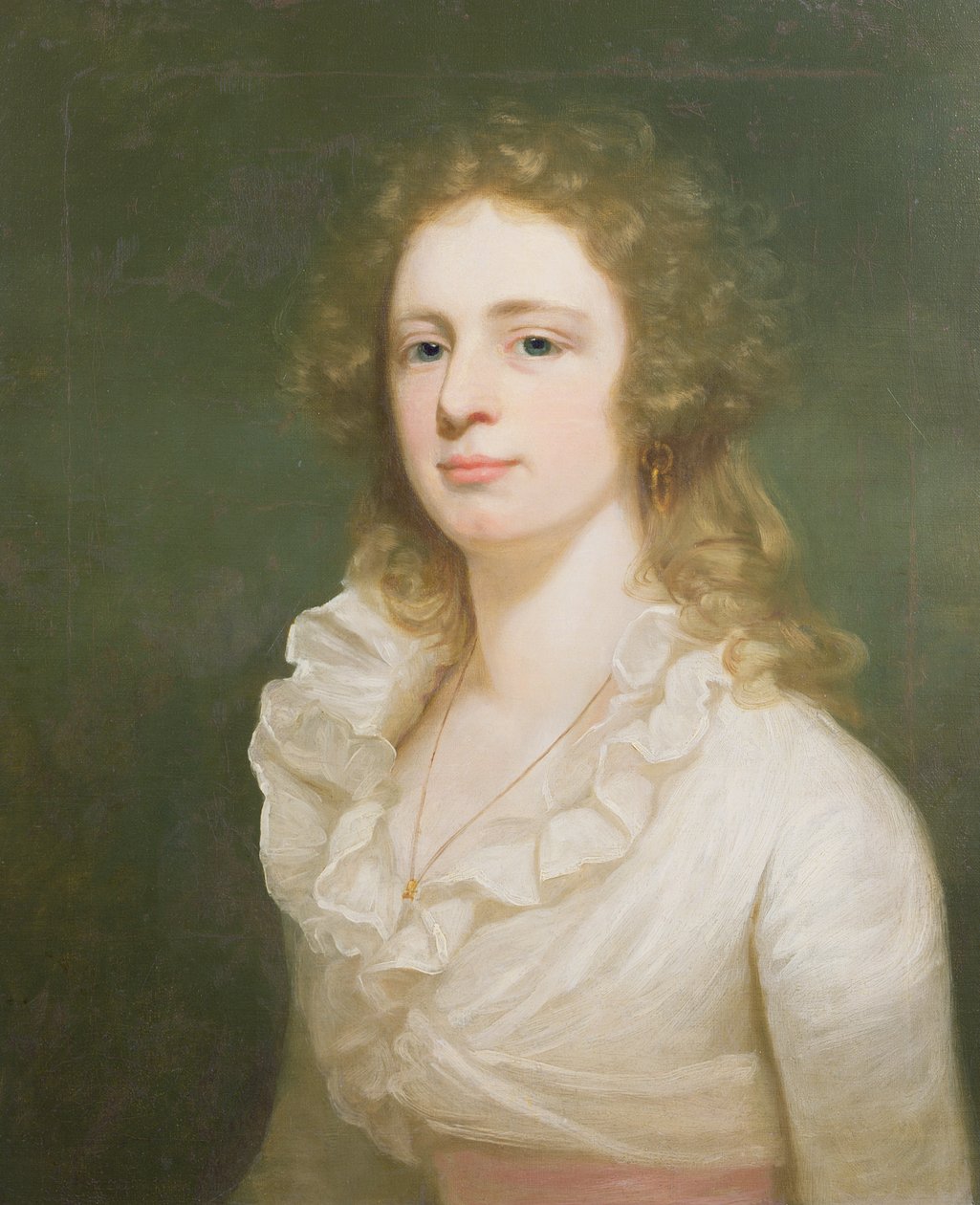 Portræt af Miss Law af George Romney