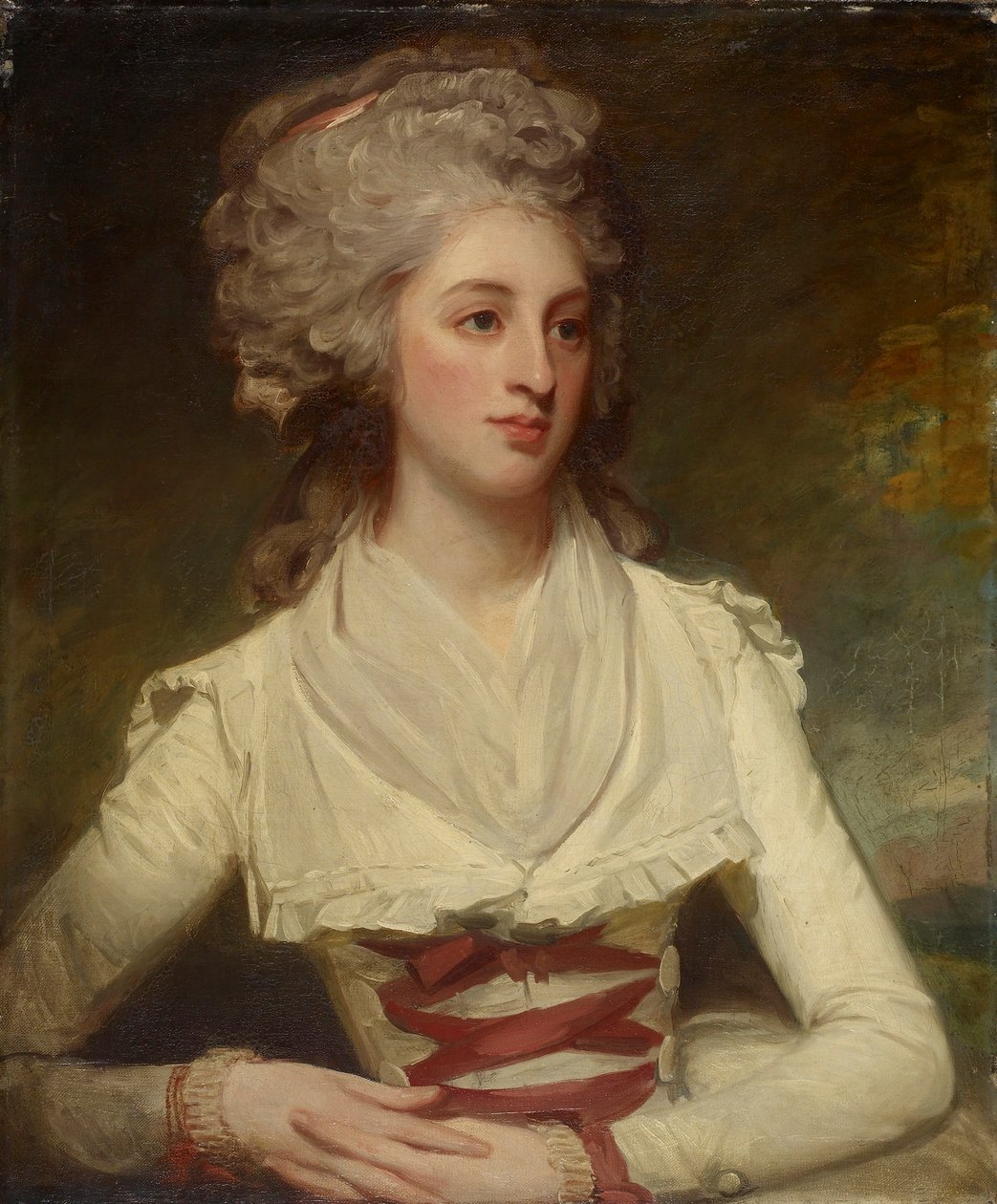 Portræt af frøken Matilda Lockwood af George Romney
