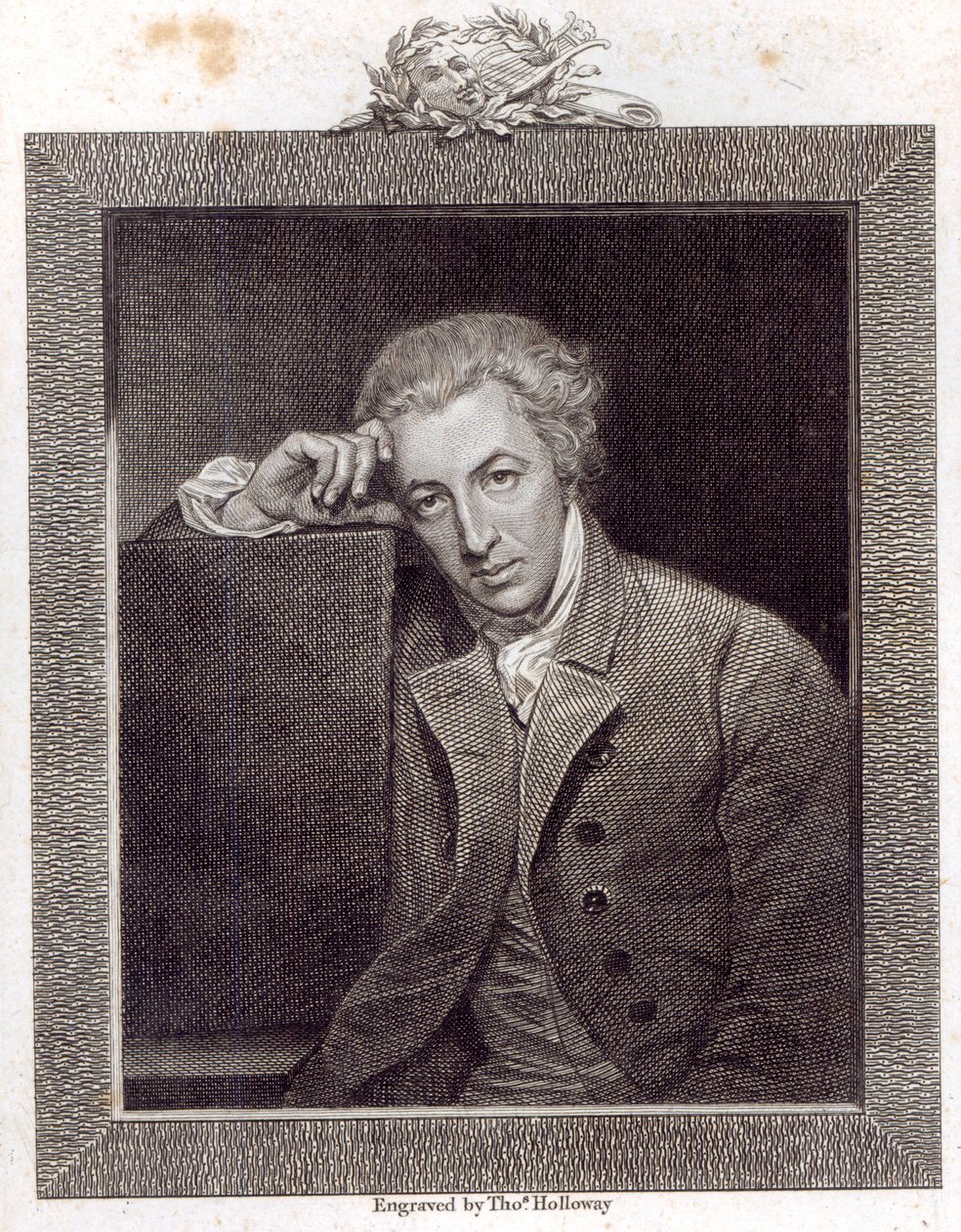 Portræt af William Hayley af George Romney