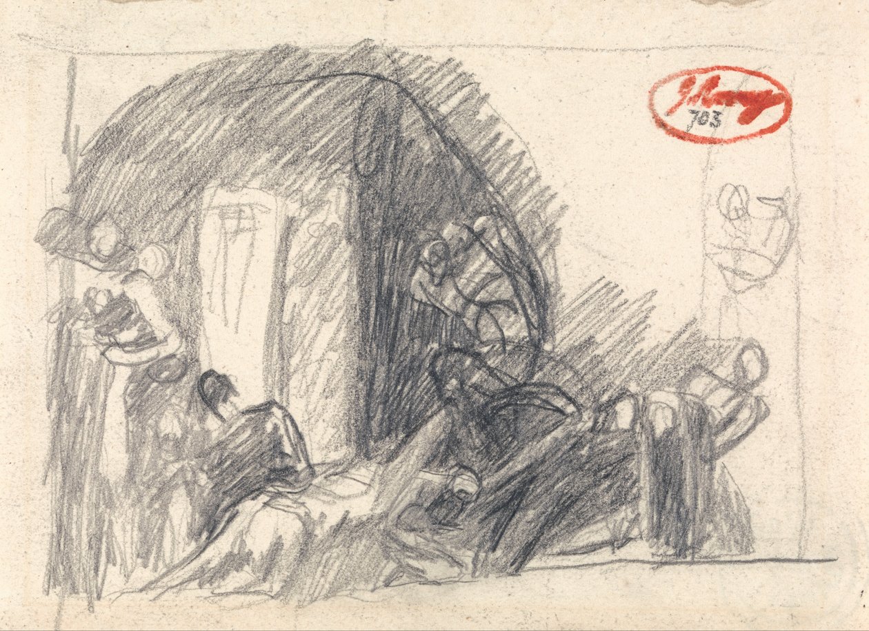 Fængselsscenen af George Romney