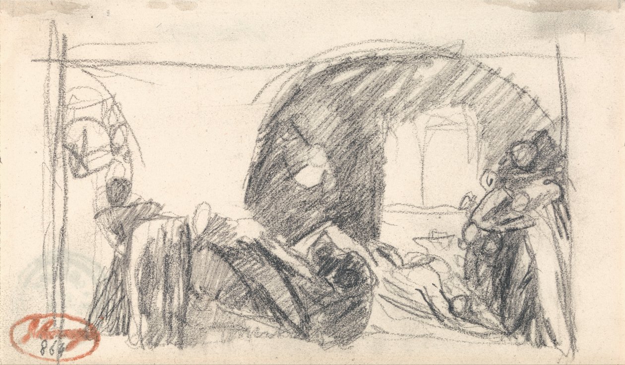 Fængselsscenen af George Romney