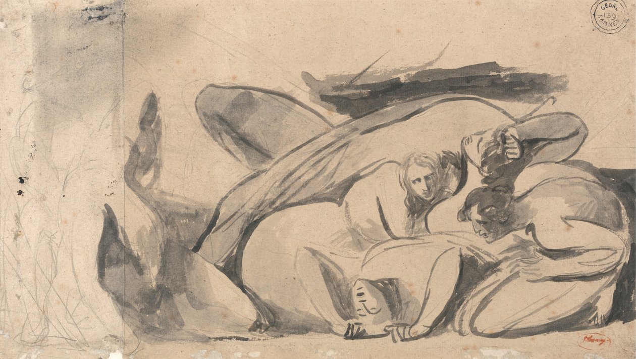Fængselsscenen af George Romney