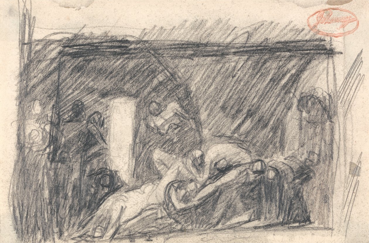 Fængselsscenen af George Romney