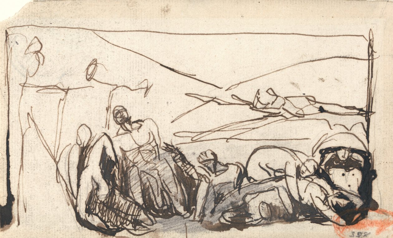 Fængselsscenen af George Romney