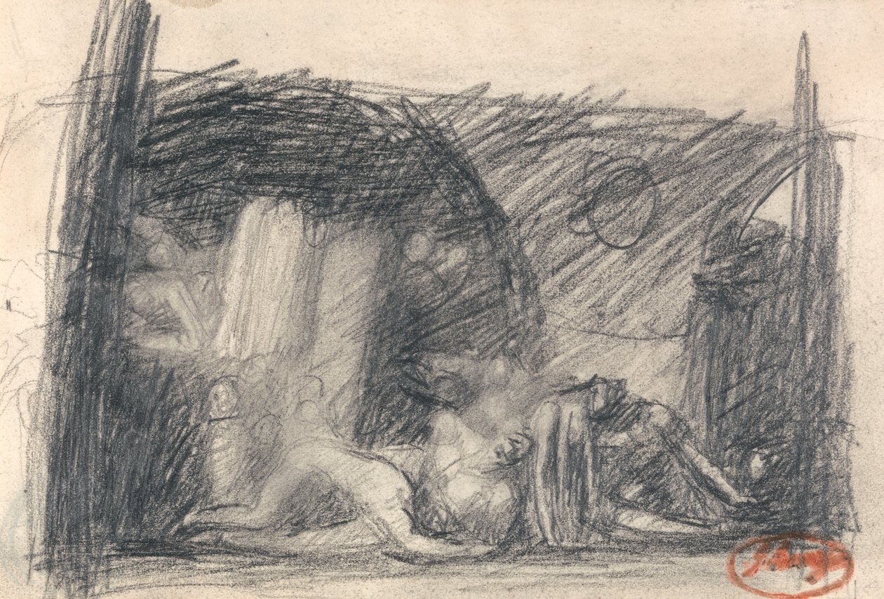 Fængselsscene af George Romney