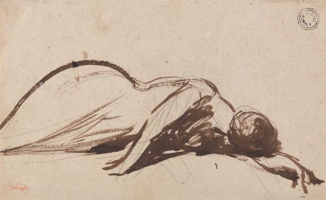 Den knælende kvinde af George Romney