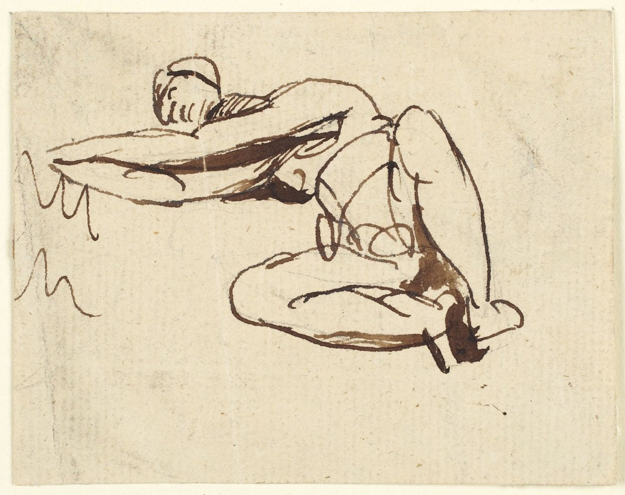 Liggende figur af George Romney