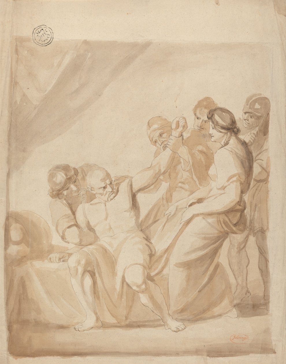 Samson besejret af George Romney