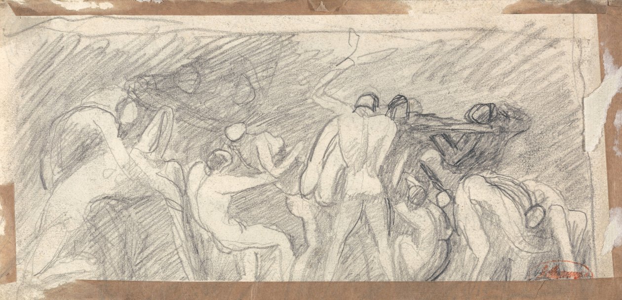 Satan som hersker over helvede af George Romney
