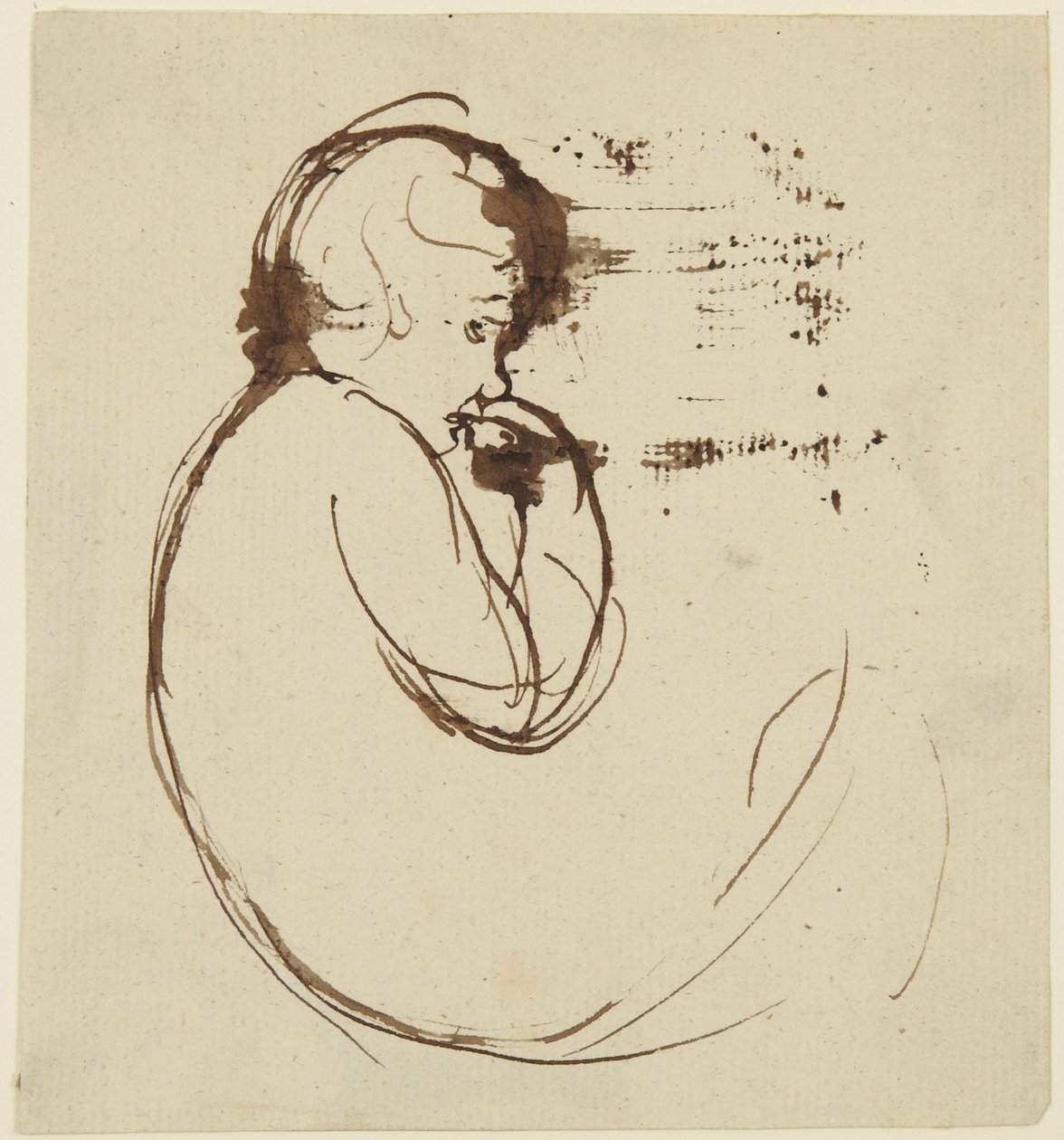 Tegning af et barn af George Romney