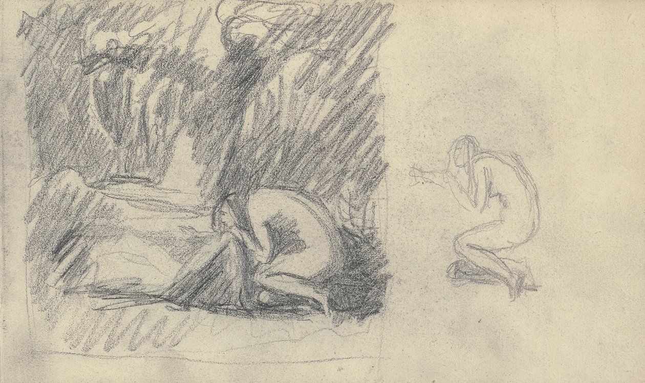 Skitsebog Tegning af George Romney