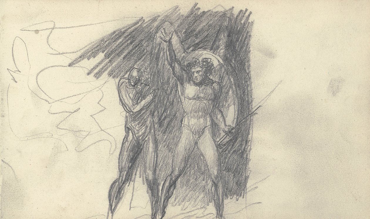 Skitsebog Tegning af George Romney