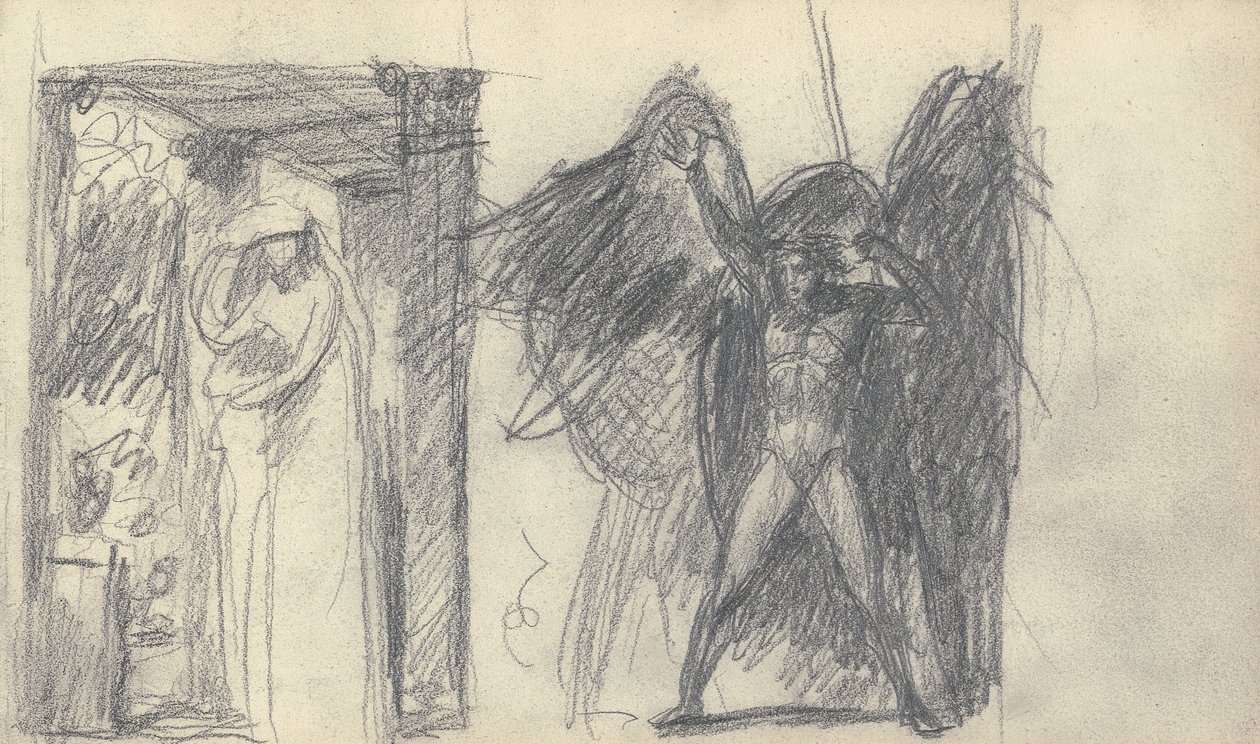Skitsebog Tegning af George Romney
