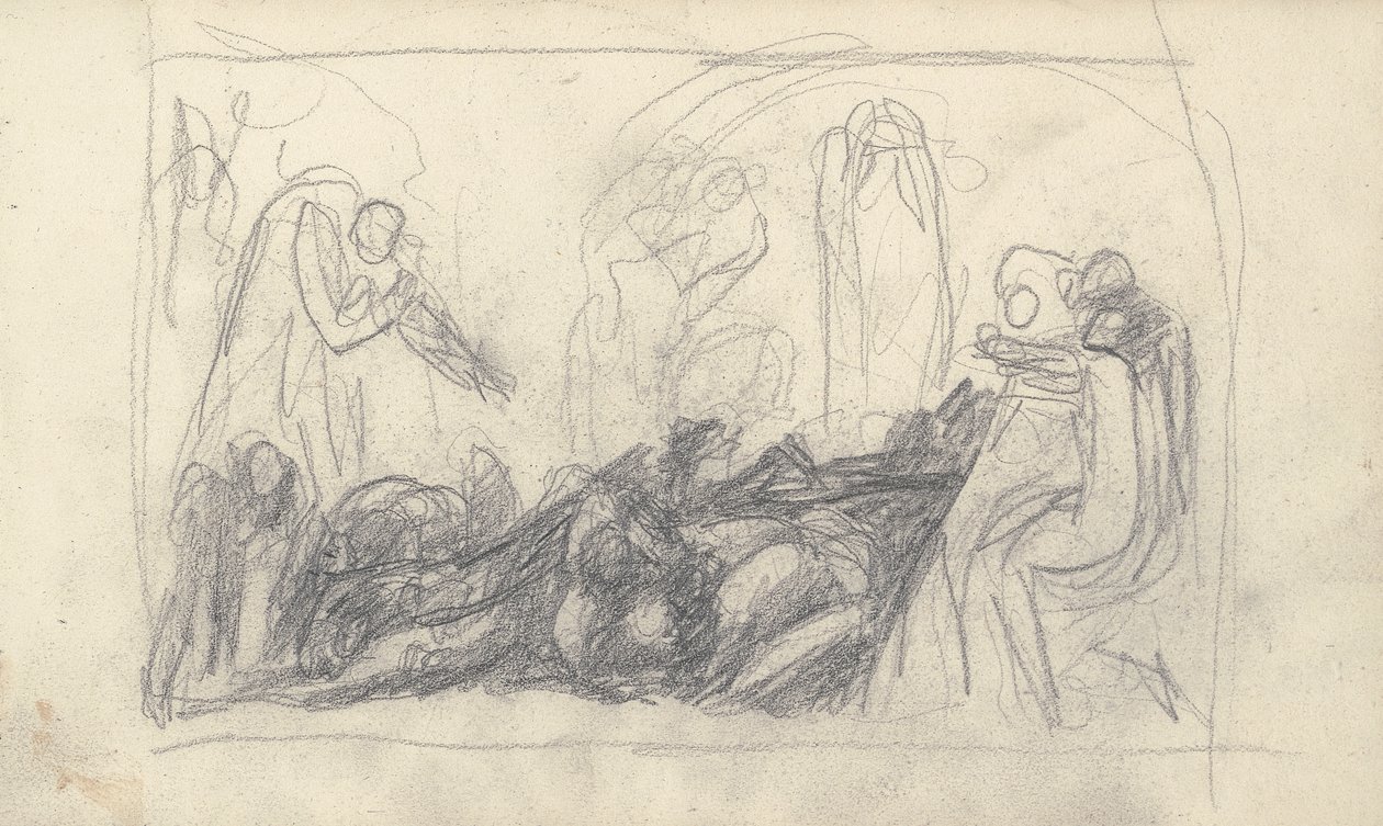 Skitsebog Tegning af George Romney