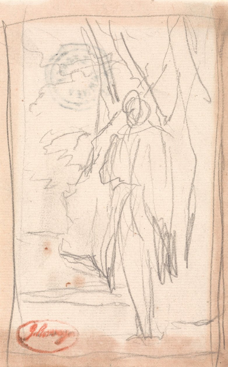 Stående figur af George Romney