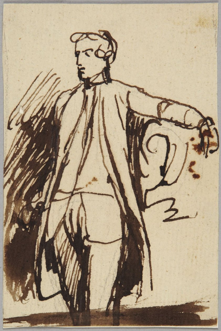 Stående mandlig figur af George Romney