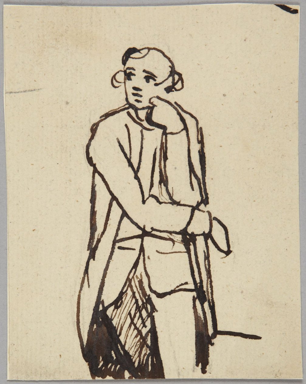 Stående mandlig figur af George Romney