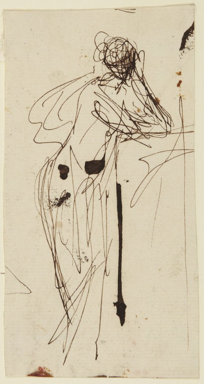 Stående kvindefigur af George Romney