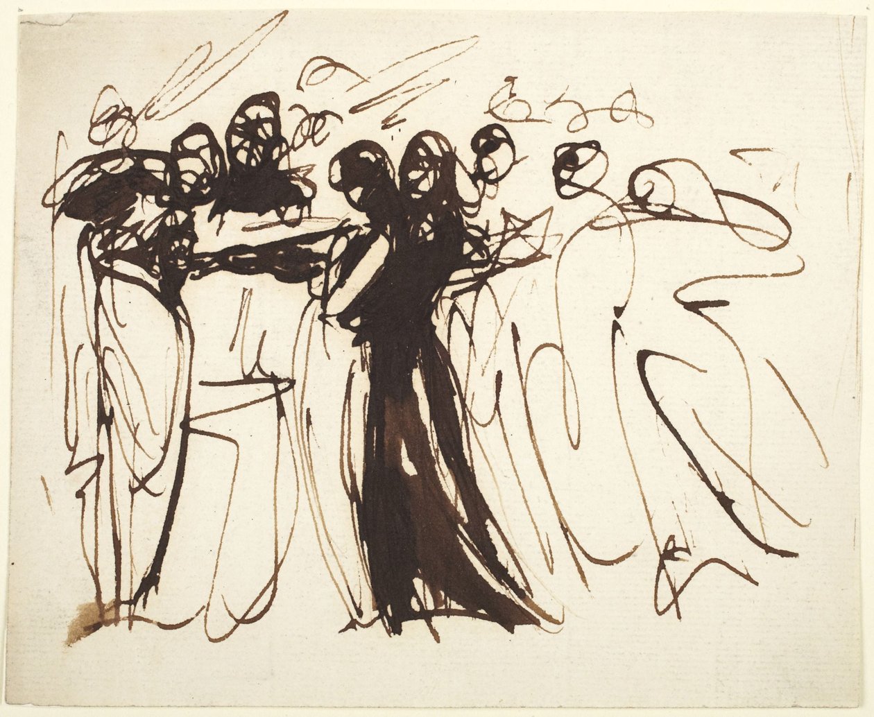 Stående figurer samlet på ét sted af George Romney