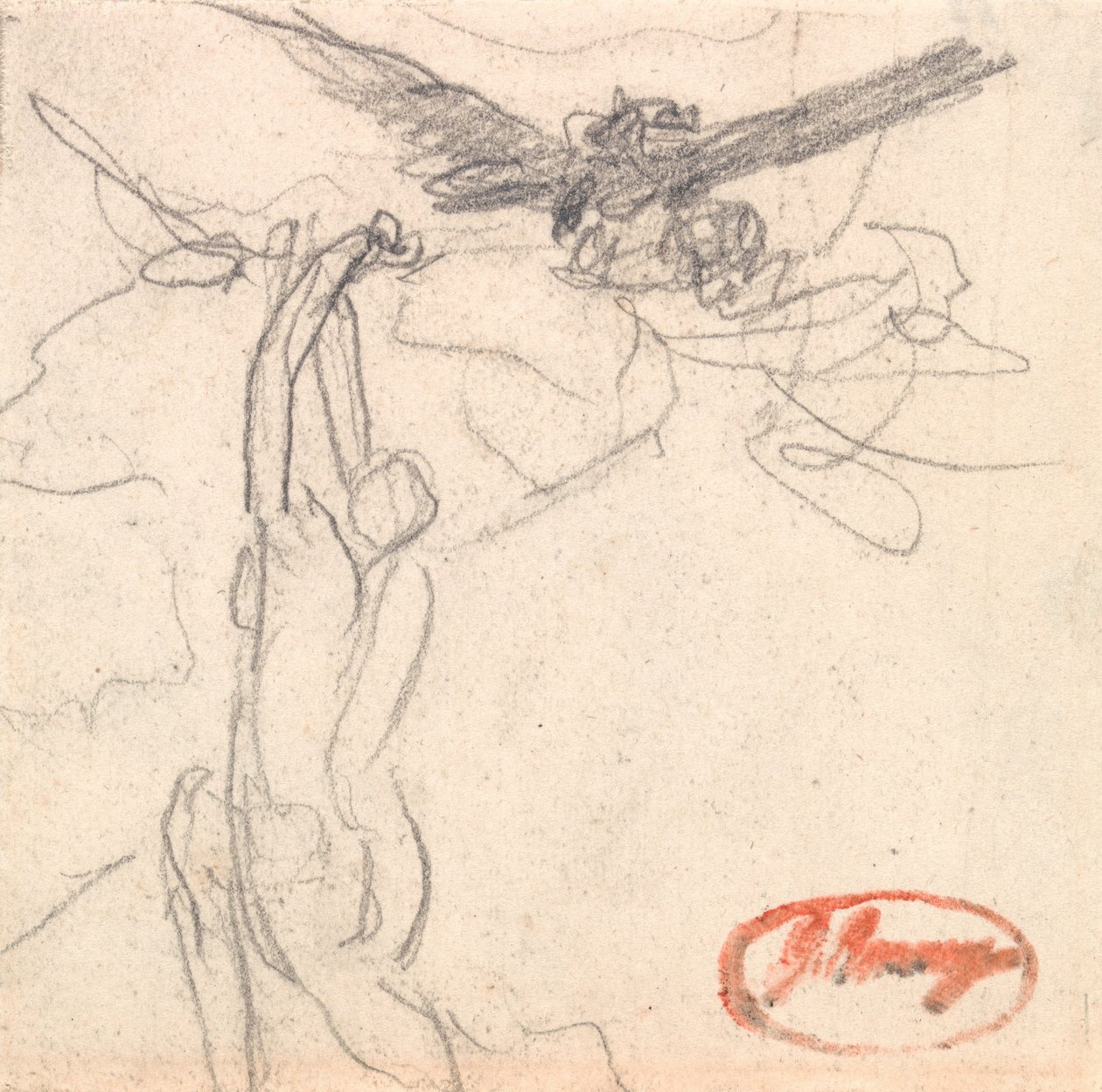 Studie til »En midsommernatsdrøm« af George Romney