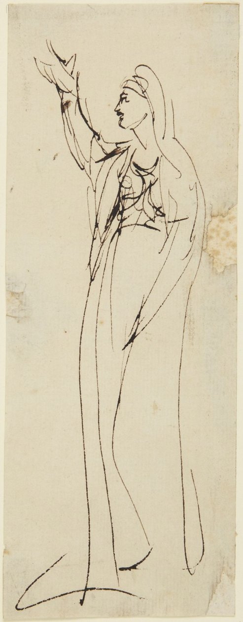Studie til »Mater Dolorosa« af George Romney
