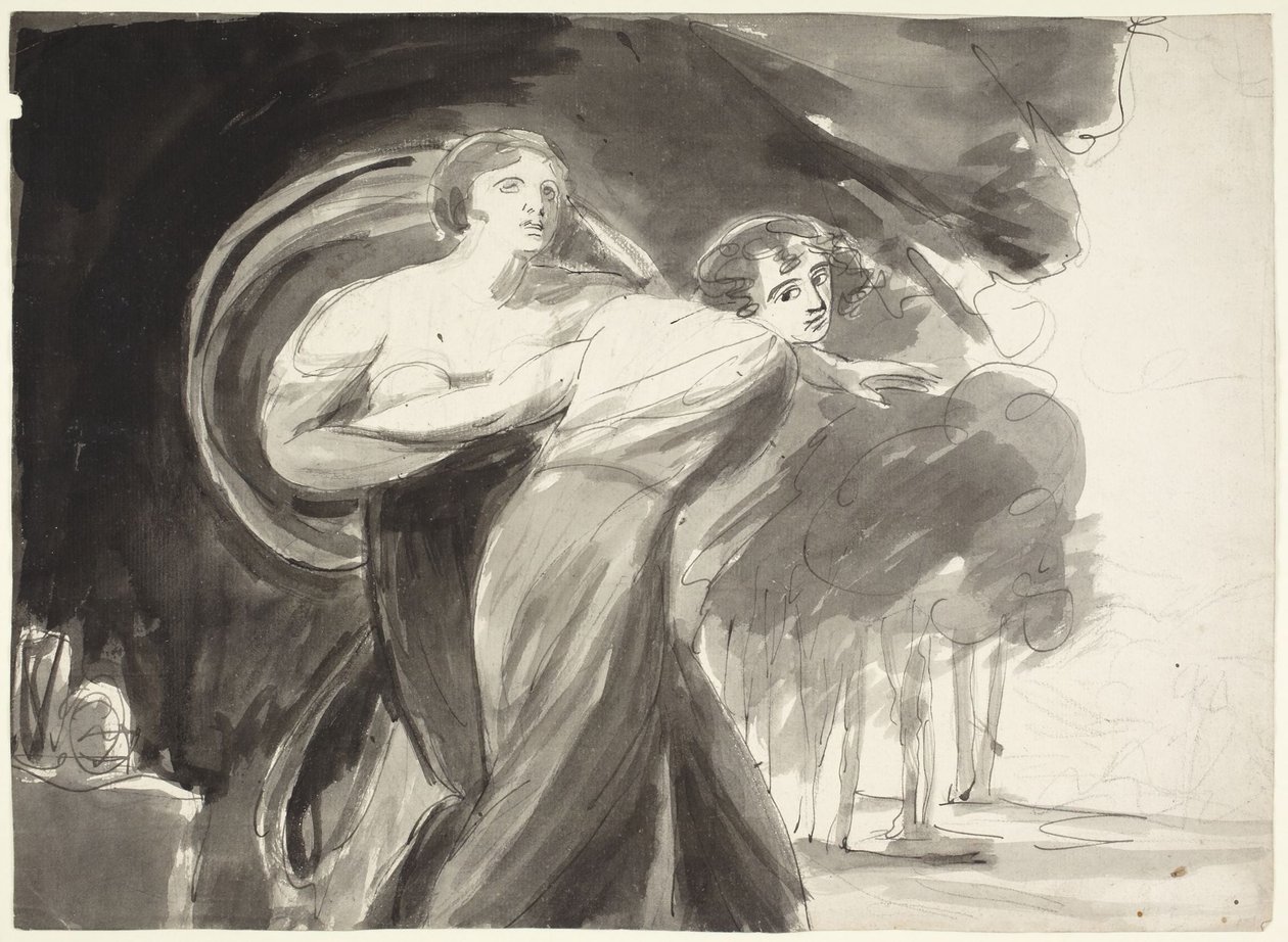 Studie i munterhed og melankoli af George Romney