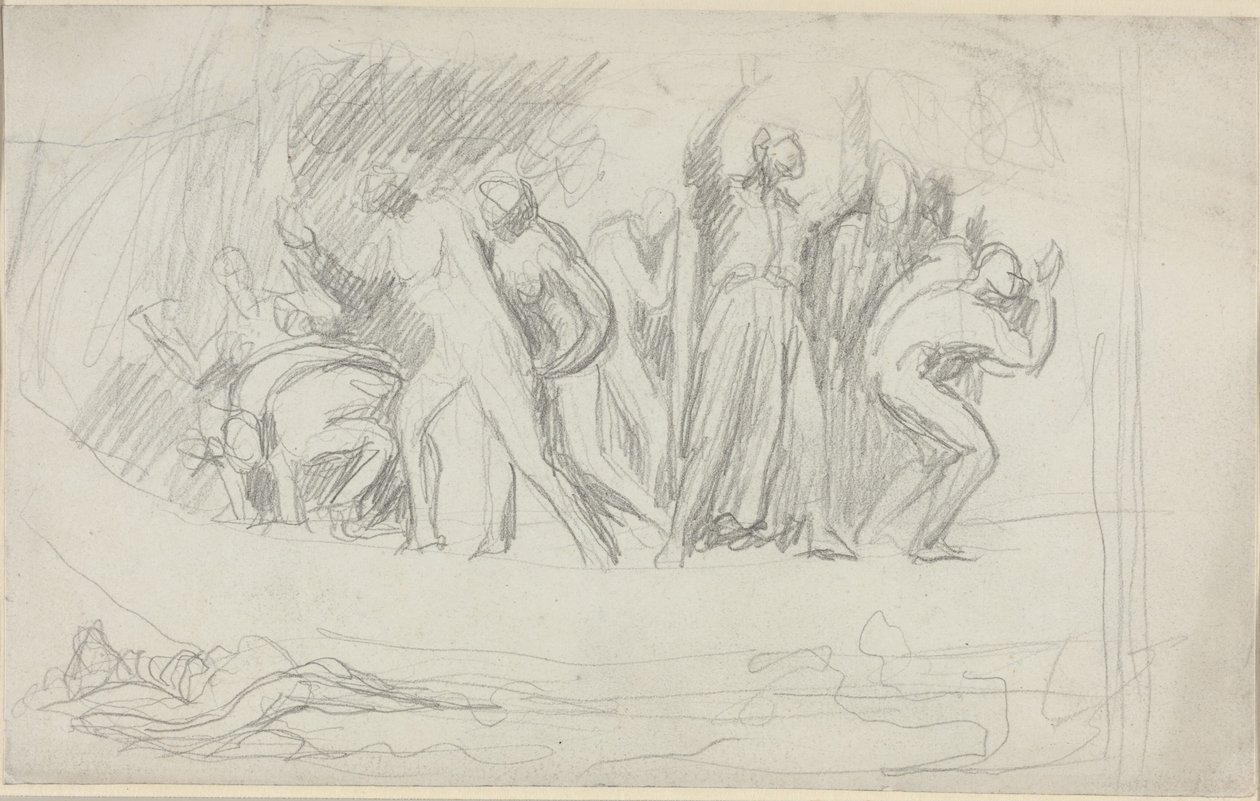 Studie til »Syndfloden« af George Romney