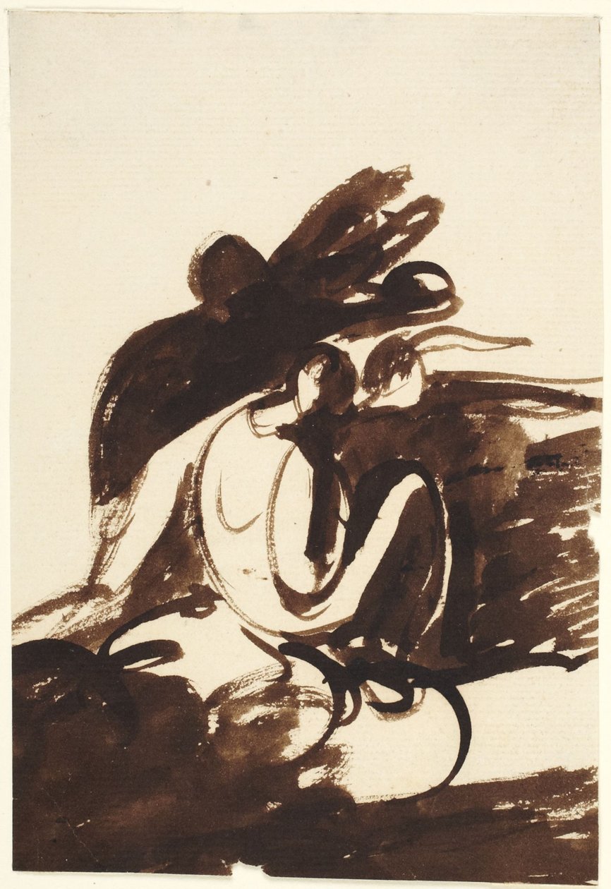Studie til en gruppe figurer af George Romney