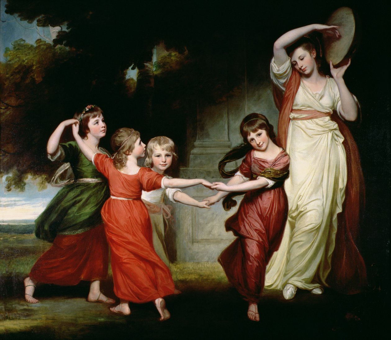 Familien Gower, c.1776-77 af George Romney
