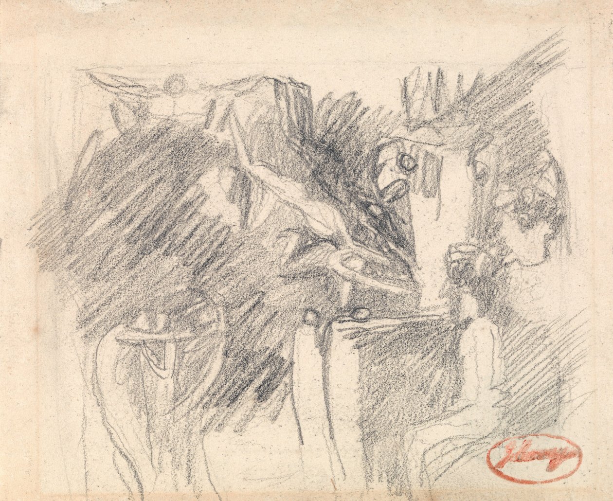 Kristi fristelse af George Romney