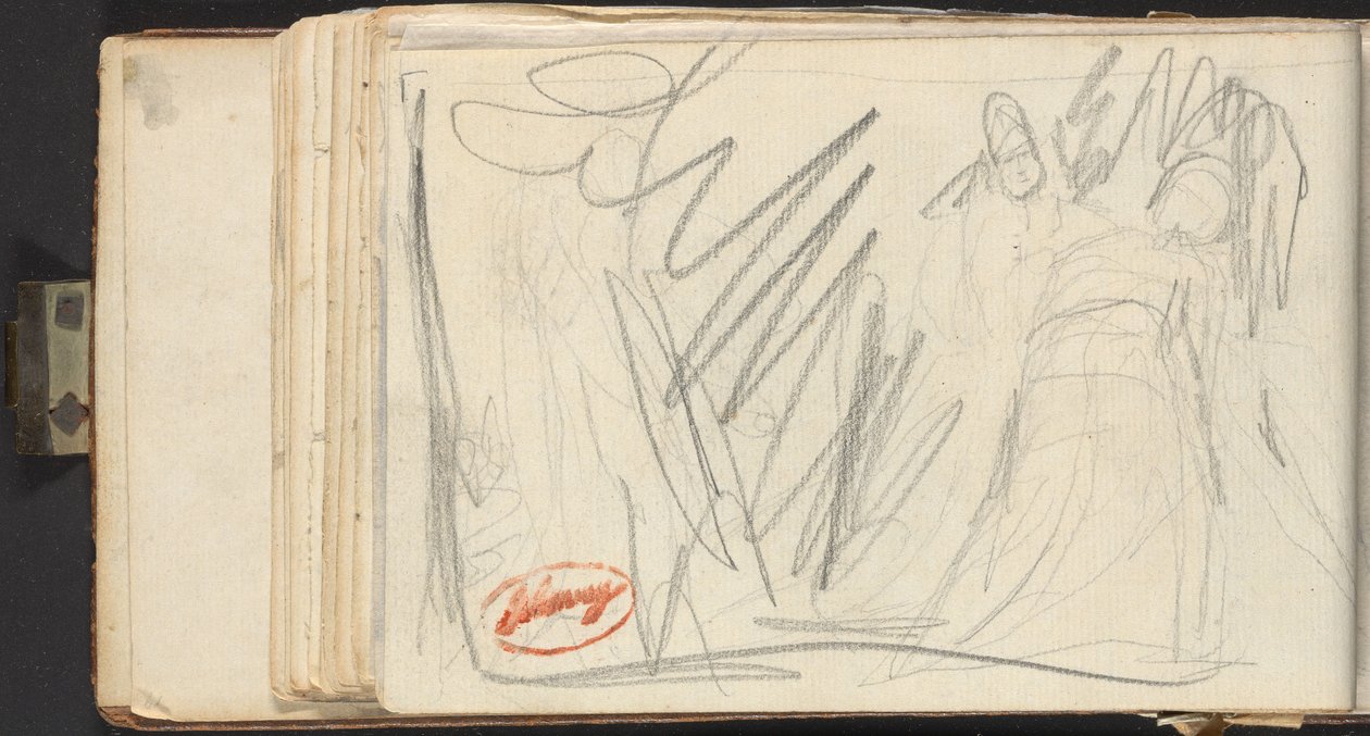 To figurer i flagrende klæder af George Romney