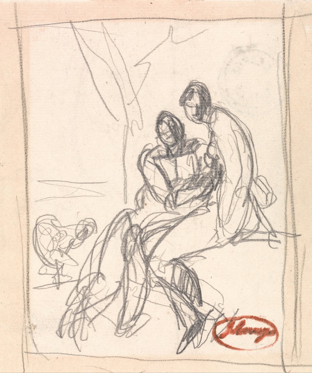 To elskende af George Romney