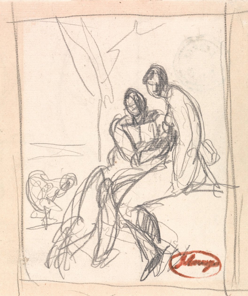 To elskende af George Romney