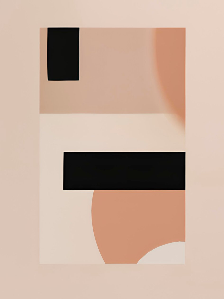 Minimalistisk balance, 21. århundrede (maleri) af George Rosaly