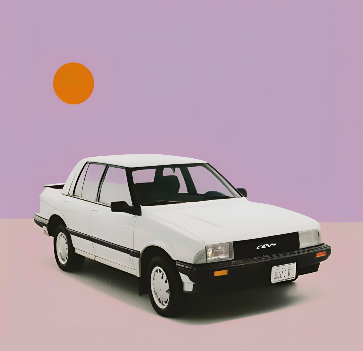 Minimalistisk Drive, 21. århundrede (maleri) af George Rosaly